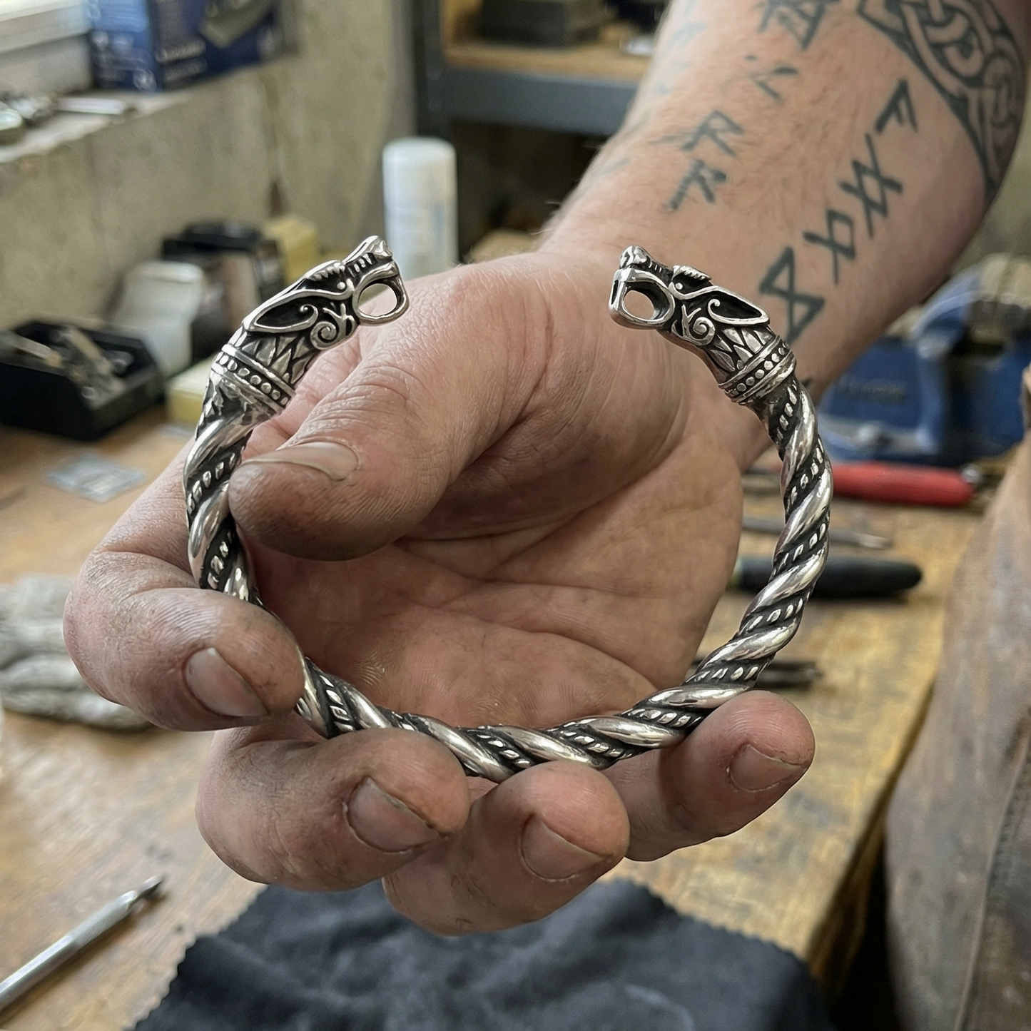 FENRIR ARM RING - STAINLESS STEEL