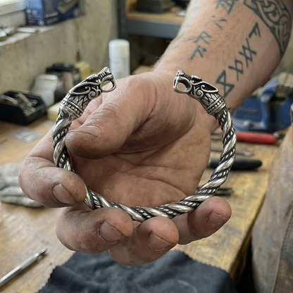 FENRIR ARM RING - STAINLESS STEEL