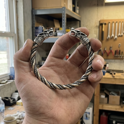 Fenrir Arm Ring — Stainless Steel