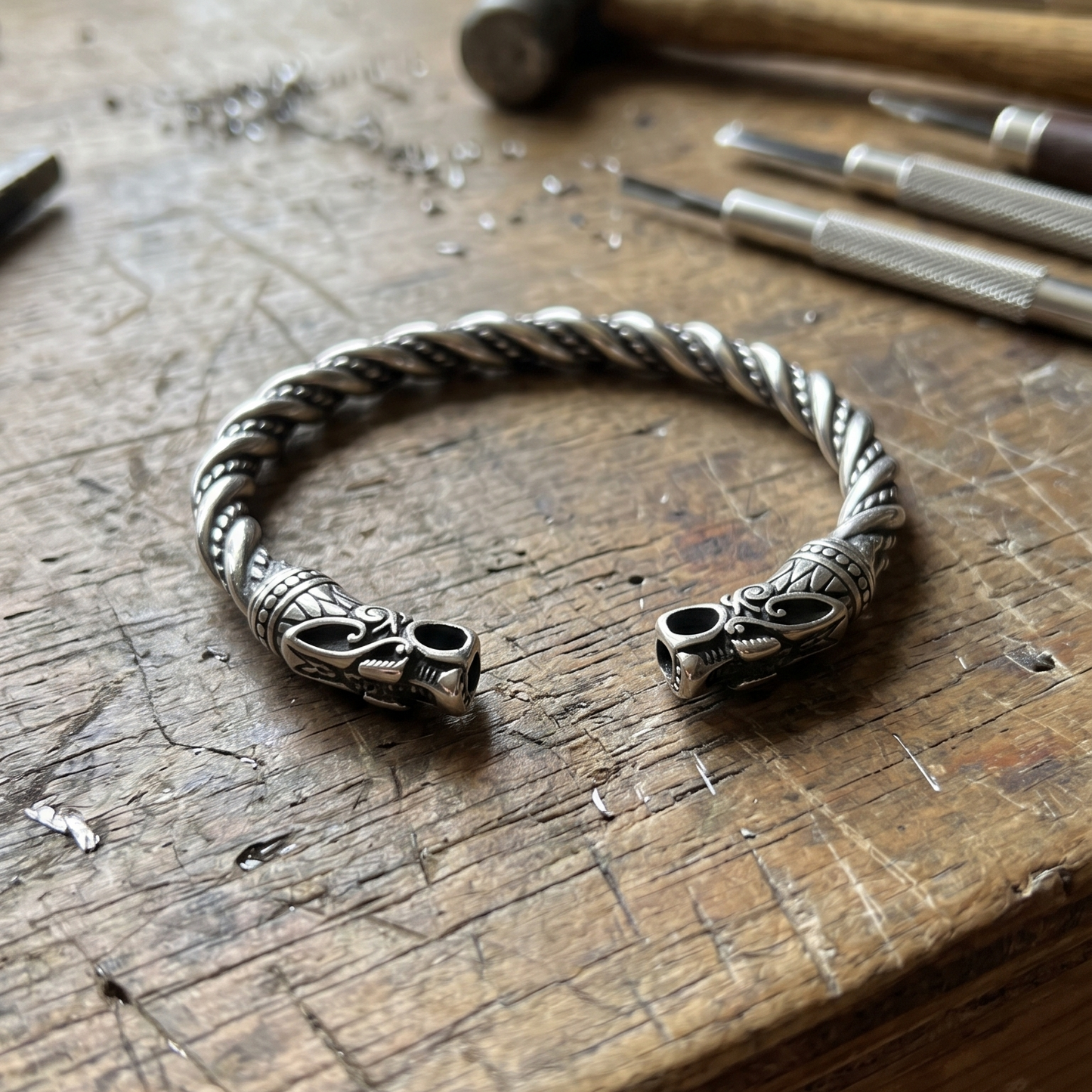 FENRIR ARM RING - STAINLESS STEEL