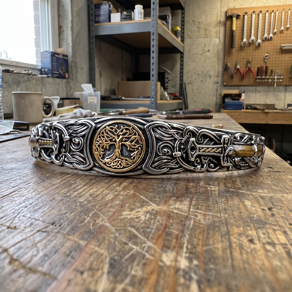 Yggdrasil Warrior Cuff Bangle